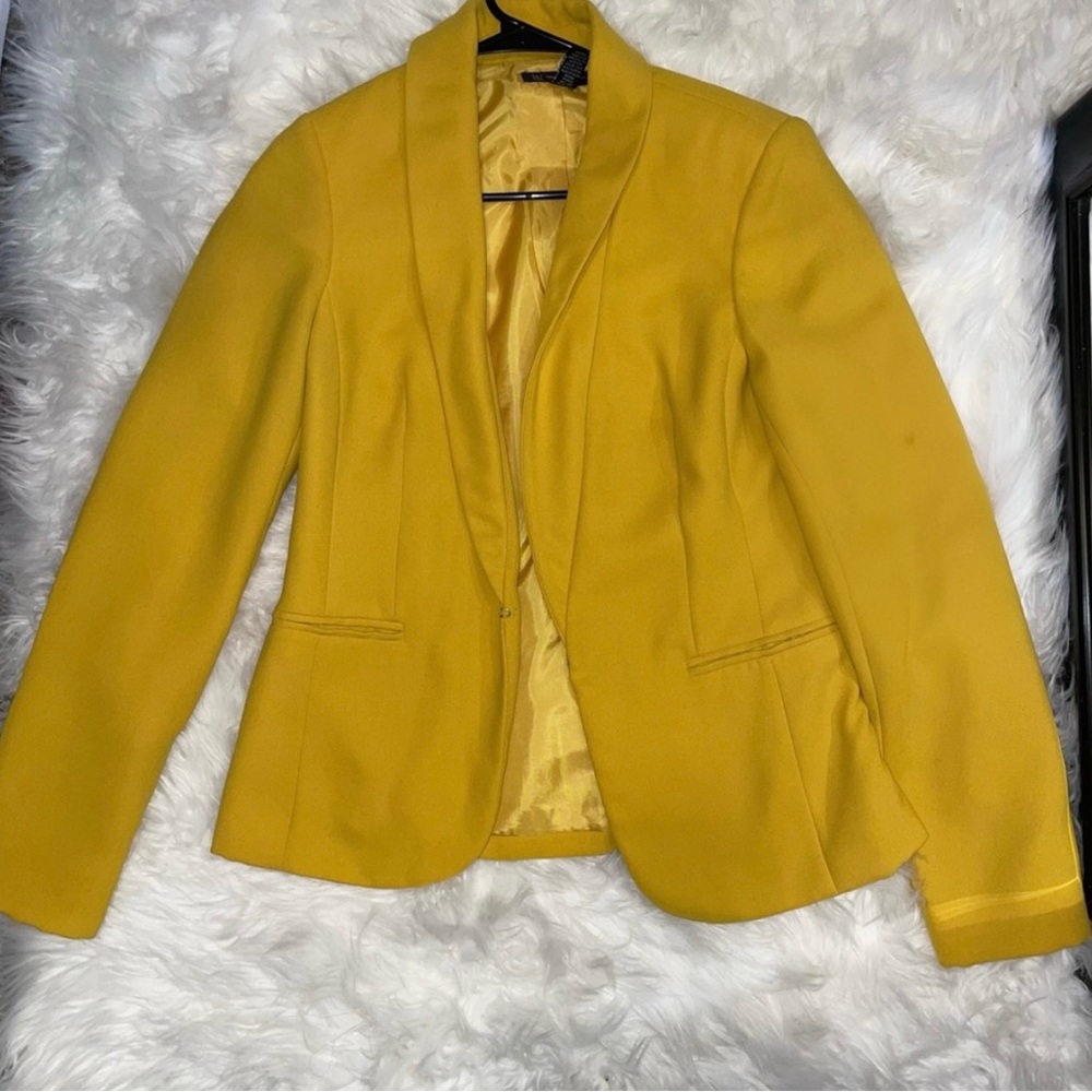 “Inc” (Macys) Mustard Blazer, Size Small